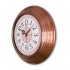 0080 C2 Copper Color Metal Wall Clock