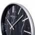 0250 SB2 Slim Line Onyx Marble Pattern Wall Clock