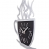 1157 S Laser Cut Coffee Cup Pendulum Wall Clock