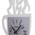 1157 W Laser Cut Coffee Cup Pendulum Wall Clock