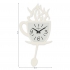 1157 W Laser Cut Coffee Cup Pendulum Wall Clock