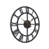 2654 B Retro Metal Roman Numerals Skeleton Wall Clock