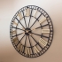 2686 BG Retro Metal Medium Size Skeleton Wall Clock