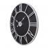 2688 SB Retro Metal Black/Silver Wall Clock