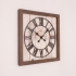 2695 AW Retro Wooden Square Wall Clock