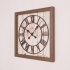 2695 AW Retro Wooden Square Wall Clock