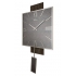 3637 S Square Mdf Pendulum Wall Clock