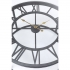 T 2688 B Metal Side Table With Skeleton Clock 76 cm.