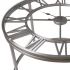 T 2688 S Metal Side Table With Skeleton Clock 76 cm.