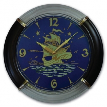 056 VBUG Luminious Sailboat Dial Wall Clock