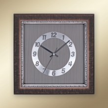 1387 AW Relief Pattern Square Wall Clock