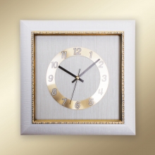 1387 WW Relief Pattern Square Wall Clock