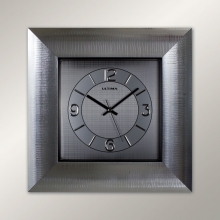 1388 SS Gilded Silver Thick Framed Wall Clock
