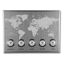1395 SS Small Size World Time Clock