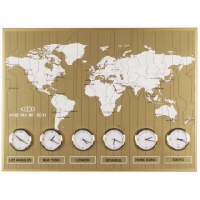 1397 GS Big Size World Time Clock
