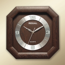 150 VS Venge Octagonal (ring dial) Wooden Wall Clock
