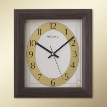 152 VI Wenge Rectangular Wooden Wall Clock
