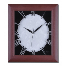 156 RW Birch Rectangular Wooden Clock