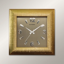1658 GGP Relief Patterned Square Wall Clock