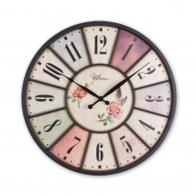 2059-4 Ferforje Vintage Wall Clock