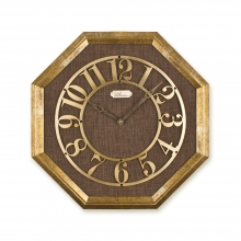 ULTIMA 2098 GA Octagonal Shape Wooden Duvar Saatı