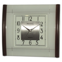 23830A Solid Wood Square Wall Clock