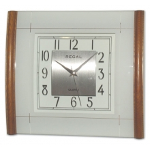 23830 E Solid Wood Square Wall Clock