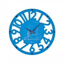 2680 BU Wooden Skeleton Wall Clock
