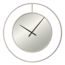 3629 S Metal 90 cm. Wall Clock With Mirror