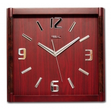 5008 R Solid Wood 3D Dial Wall Clock