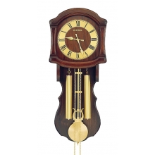 6378 EP Solid Wood Weight Driven Wall Clock