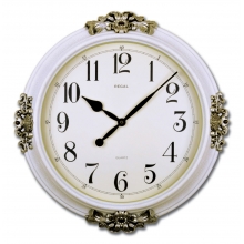 8090 WI White Color Wall Clock