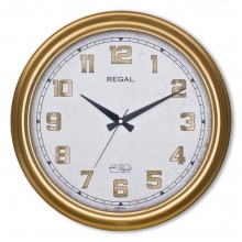 REGAL 9108 G2 Golden Distressed Wall Clock